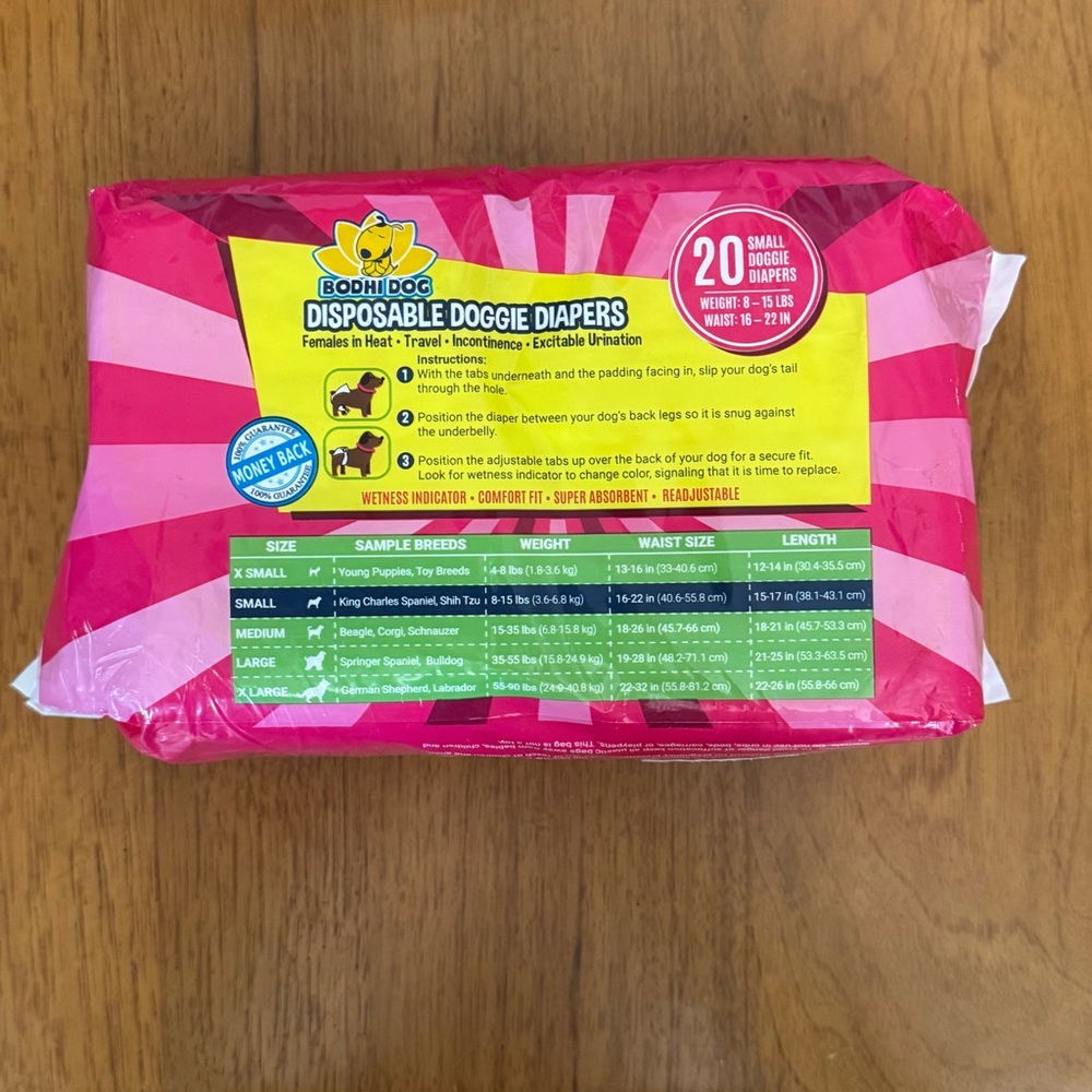 Bodhi Female Doggie Diapers Size Small - Picture 2 of 3